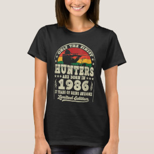 37 jaar oude deer Hunters 1986 37th T-shirt