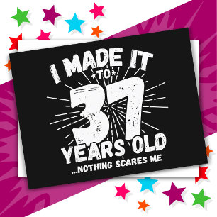 37 Jaar Oude Sarcastische Meme Grappige 37e Verjaa Briefkaart