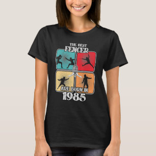 37-jarige omheining sport 1985 37th Birthda T-shirt