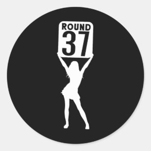 37 RONDE STICKER