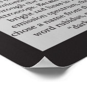 37. Rubidium (Rb) Periodieke tabel van de elemente Poster (Hoek)