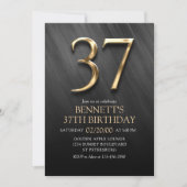 37e Invitation d'anniversaire (Devant)