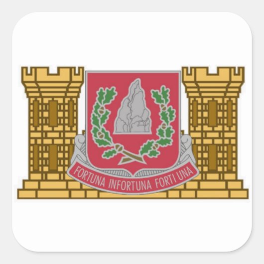 37E STICKERS VAN HET INGENIEURSBATALJON (Voorkant)