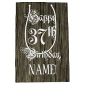 37e verjaardag: Fancy, Faux Hood Kijk + Aangepaste Medium Cadeauzakje (Voorkant)