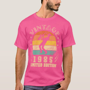 37e verjaardag Gifts Saxophone Player 1985 Jazz Mu T-shirt