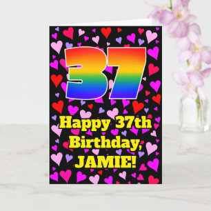 37e verjaardag: Heatten, regenboognr. 37 Kaart
