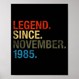 37e verjaardagscadeau - Legende sinds november 198 Poster