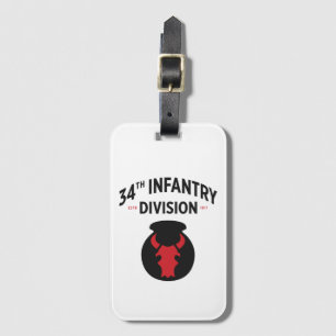 37th Infantry Division United States Military Bagagelabel