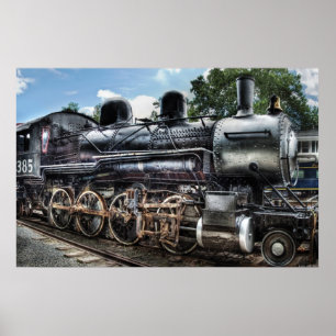 385 - Baldwin 2-8-0 Consolidatie Locomotief Poster