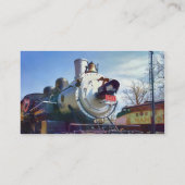 385 Stoomlocomotief Visitekaartje (Achterkant)