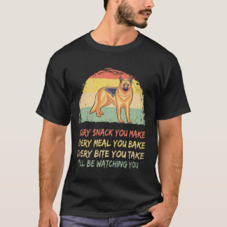 38 Elke snack die je maakt... Ik zal je in de gate T-shirt