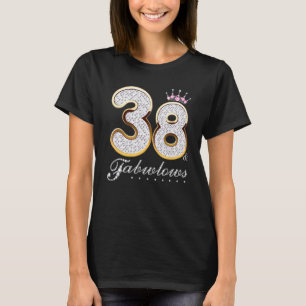 38 en 38 jaar oud 38 jaar oud diamant C T-shirt