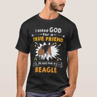 38 God gevraagd - Ware vriend - Een Beagle T-shirt