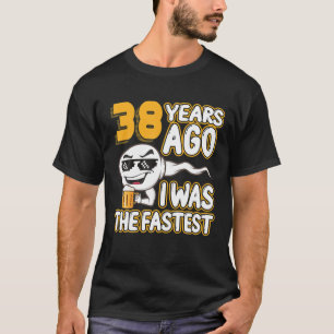 38 jaar geleden was ik de Mannen 38e verjaardag ga T-shirt