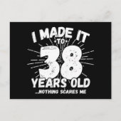 38 Jaar Oud Sarcasme Moppig 38e Verjaardag Briefkaart (Voorkant)