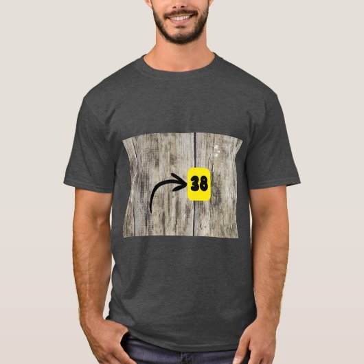 38 Numerologisch geïnspireerd T-shirt (Voorkant)