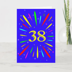 38e 'Birthday Explosion'-Kaart Kaart