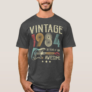 38e verjaardag Mannen Geweldige 1984 Gui T-shirt