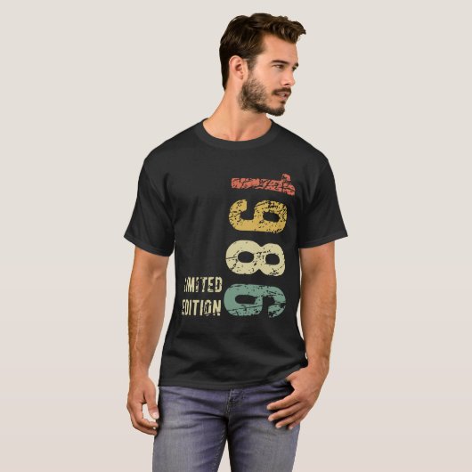 38e verjaardagscadeau 1986 Limited Edition 38 jaar T-shirt (Voorkant volledig)