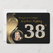 38ème, Invitation Anniversaire, Numéro Diamant, Ph (Devant)