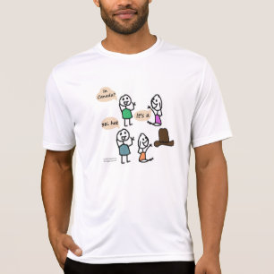 38L het Canadese Pet van de Cowboy door RoseWrites T-shirt