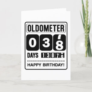 38th Birthday Oldometer Kaart