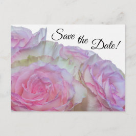 3998 - Witte en roze rozen Briefkaart