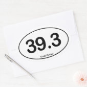 39.3 Goofy Runner - ovale Sticker (Envelop)