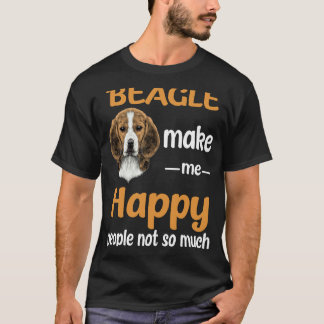 39 Beagle Maak me blij T-shirt