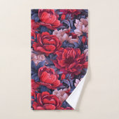 #39 Bloemen patroon Bad Handdoek (Handdoek)