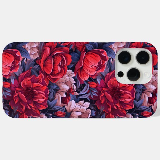 #39 Bloemen patroon Case-Mate iPhone Case (Achterkant (horizontaal))