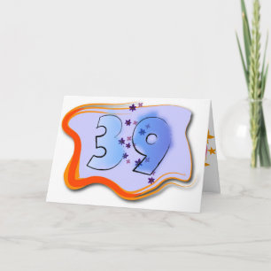 39 et la carte d'anniversaire