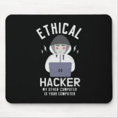 39.Ethische hacker Deze computer is uw kompas Muismat (Voorkant)
