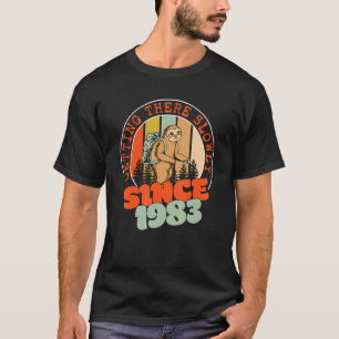 39 jaar er langzaam komen sinds 1983 39e geboorte t-shirt