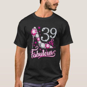 39 jaar oud ontwerp voor 39 dagen oud en smakelijk t-shirt