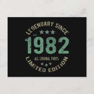 39 jaar oude dag Legend 39th Birthday Briefkaart