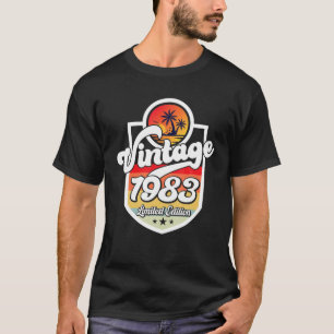 39 jaar oude  editie 1983 Limited Edition 39th Bir T-shirt