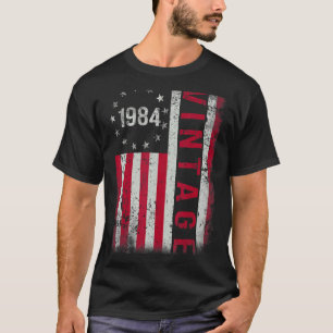39 jaar oude geschenken 1984 Amerikaanse vlag 39e T-shirt