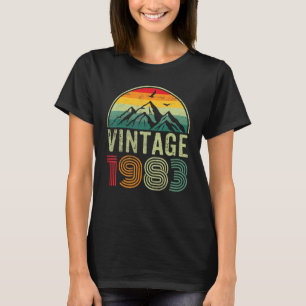 39 jaar oude Vintage 1983 39e verjaardag 1 T-shirt