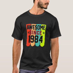39 jaar oude Vintage 1984 39e verjaardag 1 T-shirt