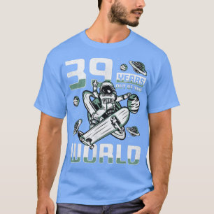 39 jaar van deze wereld, 39e verjaardag skater A T-shirt