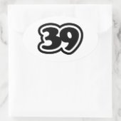 39 Japans Slang Sankyu Ovale Sticker (Tas)