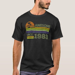 39-jarige Mannen Vrouwen Geweldige sinds 1983 T-shirt
