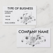 39 klassiek - Gepersonaliseerd Visitekaartje (Voorkant / Achterkant)