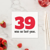 39 was dat vorig jaar servet (Insitu)