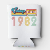 39e geboortedag Retro 1982 Cassettebandje Blikjeskoeler (Achterkant)