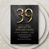 39e Invitation d'anniversaire