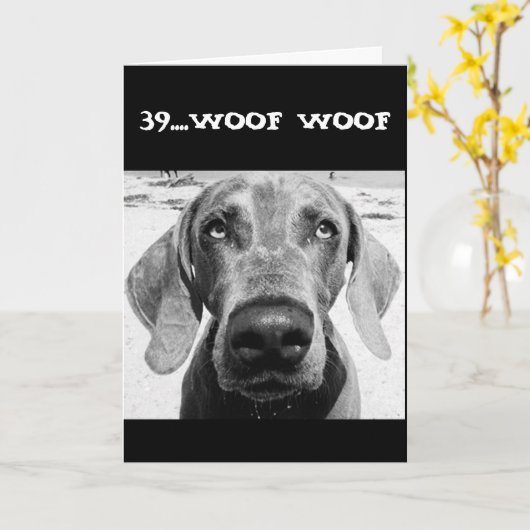 **39e TWEEDE DAG IS NIET ZO SLECHT** Kaart (Gele Bloem)