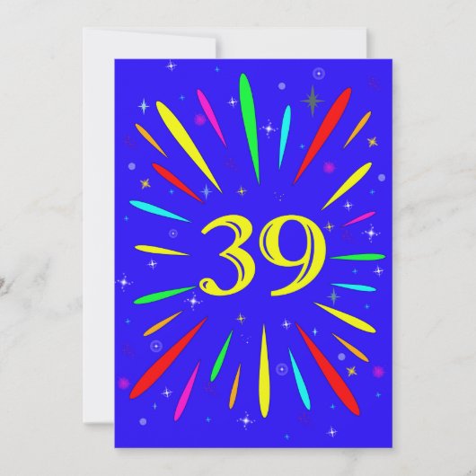 39e Uitnodiging op jaardag (Voorkant)