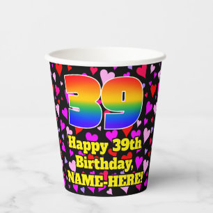 39e verjaardag: Het liefhebbende Kunstpatroon, Reg Papieren Bekers